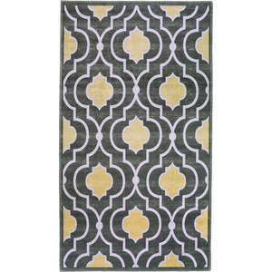 Žlto-sivý prateľný koberec 180x120 cm - Vitaus vyobraziť