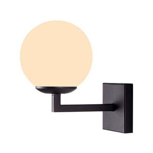 Čierne kovové nástenné svietidlo ø 15 cm Profil – Squid Lighting vyobraziť