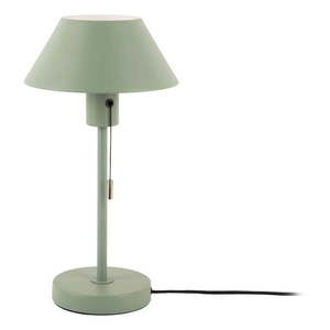 Zelená stolová lampa s kovovým tienidlom (výška 36 cm) Office Retro – Leitmotiv vyobraziť