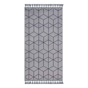 Sivý umývateľný koberec 160x100 cm - Vitaus vyobraziť