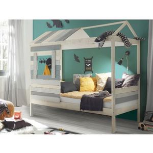 Detská posteľ domček Wood 90x200 cm% vyobraziť