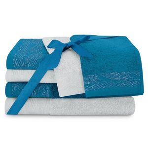 Sada 6 ks ručníků ALLIUM klasický styl modrá vyobraziť