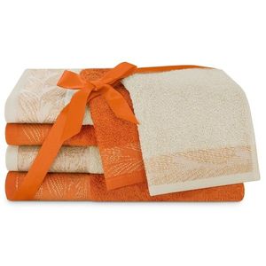 Sada 6 ks uterákov ALLIUM klasický štýl oranžová vyobraziť