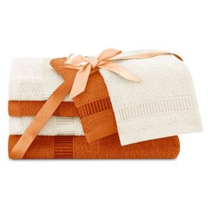 Sada 6 kusů ručníků AVIUM klasický styl oranžová vyobraziť