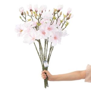 Umelá kvetina MAGNOLI 10 ks krémová vyobraziť