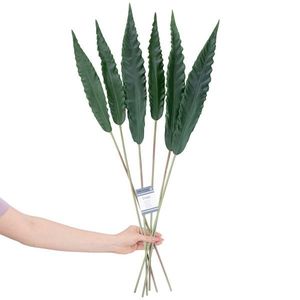 Umělá květina TROPI s dlouhými listy 1 ks zelená vyobraziť