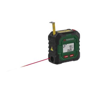 PARKSIDE® Aku laserový meter s meracím pásmom PLMB 4 C2 vyobraziť
