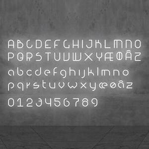 Artemide Artemide Alphabet of Light malé písmeno na stenu u vyobraziť