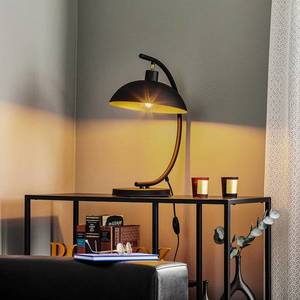 ALDEX Stolná lampa 1036, jedno-plameňové, čierno-zlaté vyobraziť