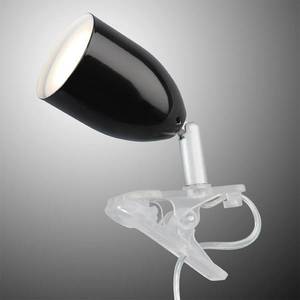 Brilliant Moderná upínacia LED lampa LEO v čiernej vyobraziť
