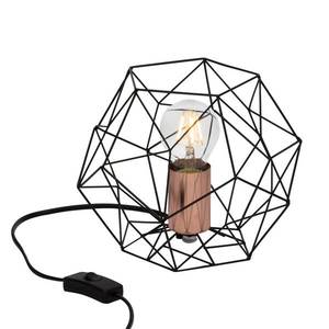 Brilliant Stolná lampa Synergy s klietkovým tienidlom vyobraziť