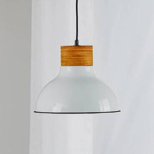 Brilliant Závesná lampa Pullet s dreveným detailom vyobraziť