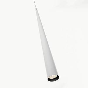 B.lux Štíhle závesné svietidlo LED Micro S50, biele vyobraziť