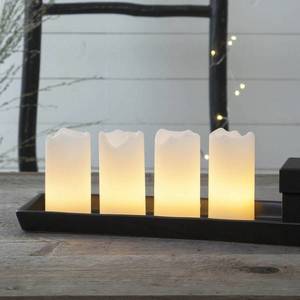 STAR TRADING Candle LED sviečky s diaľkovým ovládaním biele 4ks vyobraziť