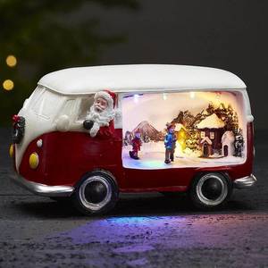 STAR TRADING Dekoračná lampa Merryville s LED, vianočný autobus vyobraziť