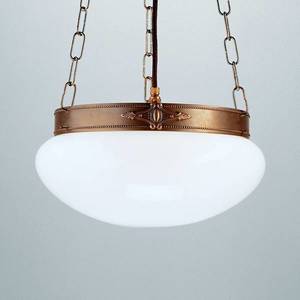 Berliner Messinglampen Klasicky pôsobiaca závesná lampa Verne vyobraziť