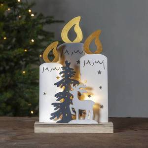 STAR TRADING Dekoračná LED lampa Fauna a sviečky, strom a jeleň vyobraziť
