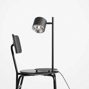 ALDEX Stolná lampa Bot, čierna s pohyblivou hlavou vyobraziť