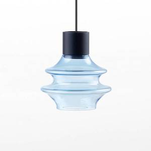 Bover Bover Drop S/01L závesné LED svietidlo sklo, modrá vyobraziť