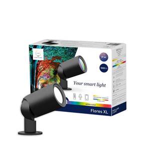 tint LED reflektor vonkajší tint Flores XL IP44 CCT RGB vyobraziť