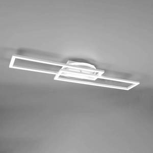 Reality Leuchten Stropné LED svetlo Twister, otočné, remote, biela vyobraziť