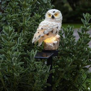 STAR TRADING Solárne LED svietidlo Owl s hrotom do zeme vyobraziť
