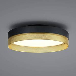 HELL Sieťové stropné svietidlo LED, Ø 45 cm, čierna/zlatá vyobraziť