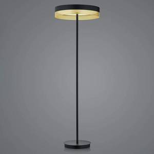 HELL LED stojacia lampa Mesh, dotykový stmievač, čierna/zlatá vyobraziť