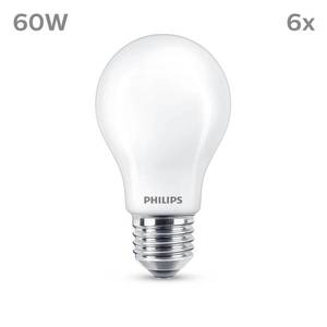 Philips Philips LED žiarovka E27 7W 806lm 2700K matná 6 ks vyobraziť