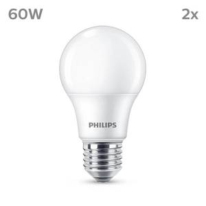 Philips Philips LED E27 8W 806lm 2 700 K matná 2 ks vyobraziť