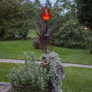 STAR TRADING Solárne LED svietidlo Melilla Flame, tvar plameňov vyobraziť