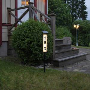 STAR TRADING Solárne chodníkové LED Pathy zobrazenie čísla domu vyobraziť