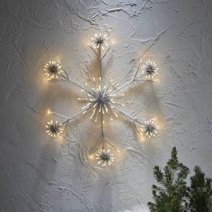 STAR TRADING Dekoračná LED lampa Flower Snowflake Ø 60 cm vyobraziť