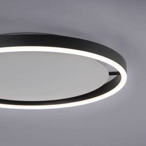 JUST LIGHT. LED stropné svietidlo Ritus, Ø 39, 3 cm, antracitová farba vyobraziť