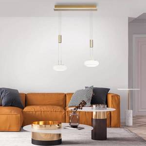Q-Smart-Home Paul Neuhaus Q-ETIENNE LED svetlo, 2-pl., mosadzná vyobraziť