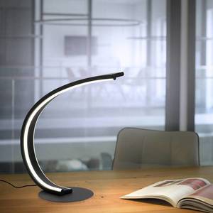 Q-Smart-Home Paul Neuhaus Q-VITO stolová LED, ohnutá, čierna vyobraziť