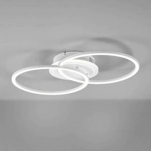 Reality Leuchten Stropné LED svetlo Venida kruhový dizajn, biela vyobraziť