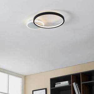 EGLO Stropné svietidlo LED Gafares s diaľkovým ovládaním okrúhle čierne vyobraziť