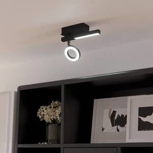 EGLO LED stropný spot Cardillio 2 čierny s jedným krúžkom vyobraziť