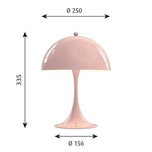 Louis Poulsen Louis Poulsen Panthella Mini LED lampa stôl ružová vyobraziť