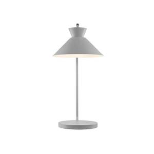 Nordlux Stolová lampa Dial z kovu, sivá vyobraziť