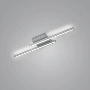 Knapstein Stropné LED svetlo Nuri up/down 2-plameňové nikel vyobraziť