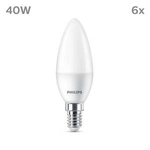 Philips Philips LED sviečka E14 4, 9W 470m 2 700K matná 6ks vyobraziť