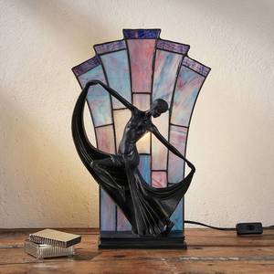 Artistar Stolná lampa Flamina v štýle Tiffany vyobraziť