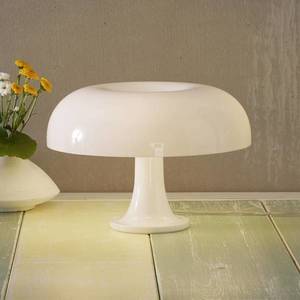 Artemide Dizajnová stolná lampa Artemide Nessino, biela vyobraziť