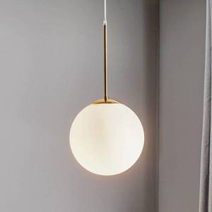 ALDEX Závesná lampa Bosso, 1-plameňová biela/zlatá 30 cm vyobraziť