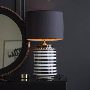 PR Home PR Home Gatsby stolová lampa Ø30cm keramika/textil vyobraziť