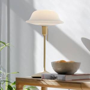 UMAGE Stolová lampa UMAGE Butler sklenené tienidlo, mosadzný podstavec vyobraziť