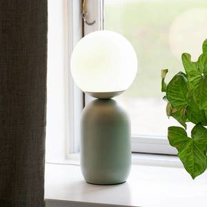 Nordlux Stolová lampa Notti z kovu a skla, zelená vyobraziť