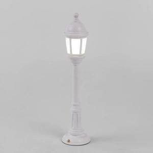 SELETTI Vonkajšie LED svietidlo Street Lamp batéria, biela vyobraziť